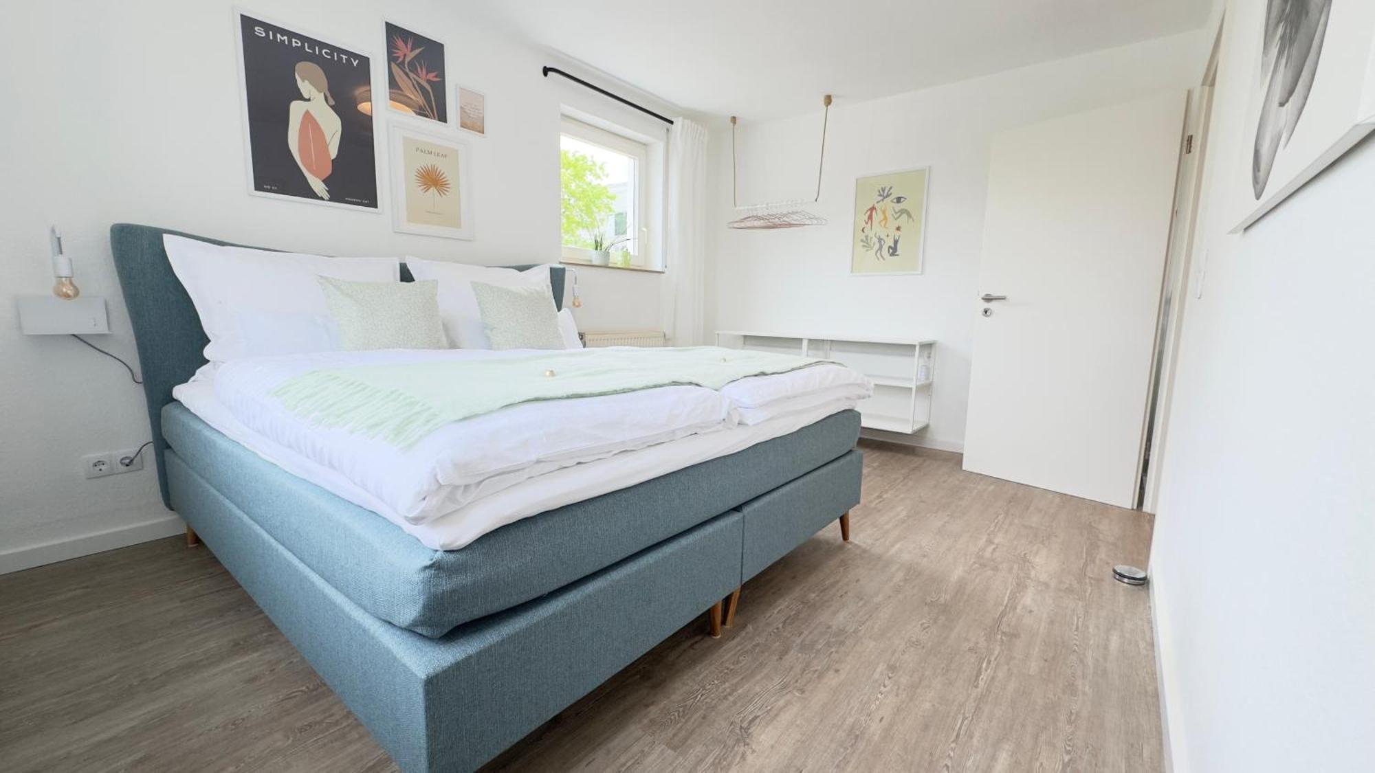 Fewo Am Park - 4P, Boxspringbett, Balkon, Smarttv, Gesundbrunnen, Familienfreundlich Хале Екстериор снимка