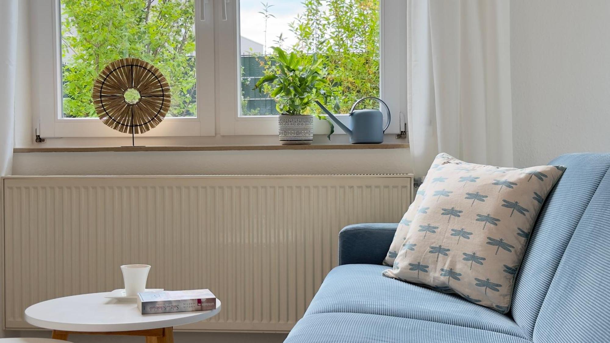 Fewo Am Park - 4P, Boxspringbett, Balkon, Smarttv, Gesundbrunnen, Familienfreundlich Хале Екстериор снимка